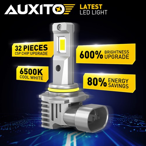 AUXITO 9145 9140 H10 LED Fog Lights Bulbs for Ford F150 2004-2022 Super Bright - Picture 4 of 14