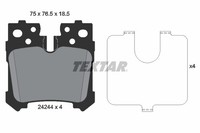 Bremsbelagsatz FÜR Lexus LS ( F4 ), Lexus LS ( F5 ) - Textar 2424401