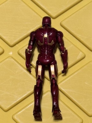 2008 Marvel Iron Man Prototype Snap On Armor Action Figure, Rare Masked Head