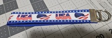 USA Key Fob Wristlet 6" LG NEW Free Ship Great Gift
