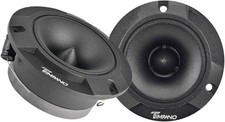 Black Slim Super Tweeter, 600 Watts 4 Ohm, 105 dB, 1 in Voice Coil, 3.85 inch