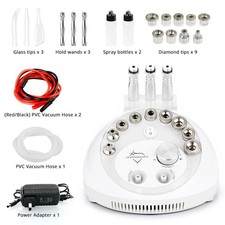 4 In 1 Diamond Microdermabrasion Machine Kit Facial Skin Care Vacuum Spray Home
