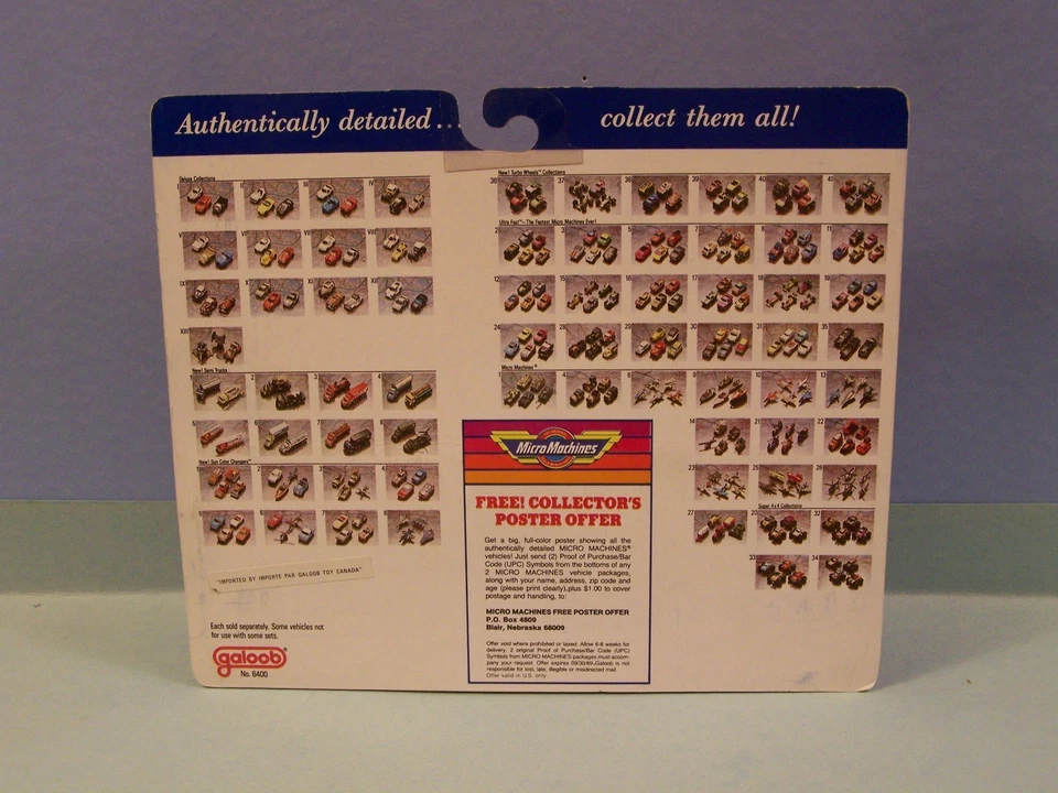 Micro Machines - #29 Customs Collection - Ultra Fast (Blister wrinkle on right) - Image 2 of 4