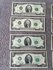 16~2 DOLLAR BILLS~3 SERIES: 1976, 1995 & 2003~MOST UNUSED AND CONSECUTIVE/NEAR — photo 5