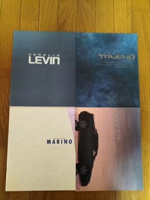 Toyota Levin Trueno Marino Cynos Car Brochure Catalog