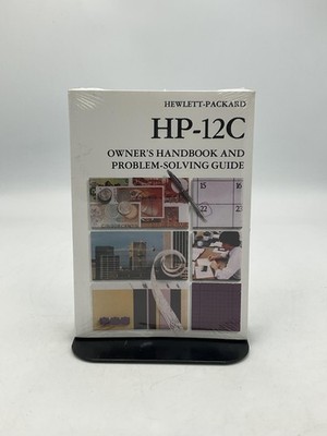 Vintage HP-12C Owner's Handbook Problem-Solving Guide HP White PB 1994