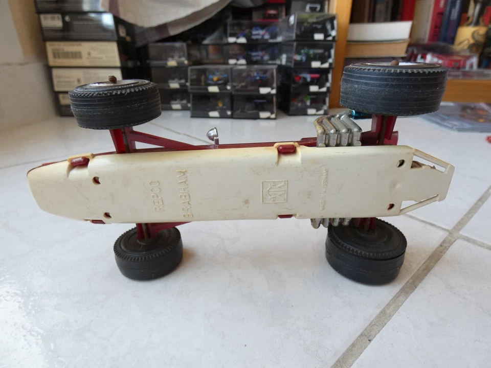 Brabham Repco #1 1/24 Giocattolo Vintage Plastica F1 Formula 1 Germania Ovest - Immagine 4 di 4