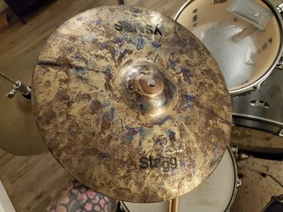 Stagg Sensa B20 Bronze Drum Cymbal 12 Inch Splash Petina Color - Really Cool