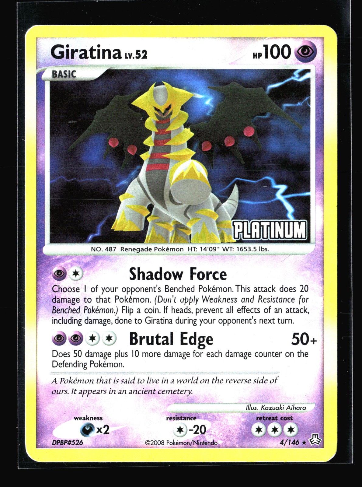 Giratina Legends Awakened #4/146 Holo Pokemon Card T4-457