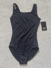 Bloch Faire Microluxe L5605 Tank Leotard Black Solid Women Small