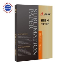 Sublimation Paper 13x19 Inch 125g 110 Sheets A-SUB Compatible Printer