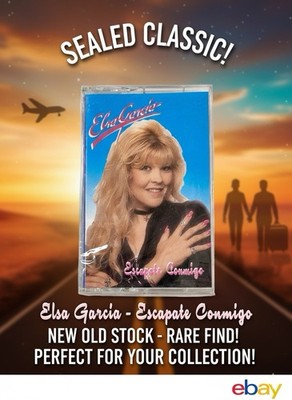 Elsa Garcia   Escapate Conmigo Cassette Tape Rare Tejano Latin Sealed