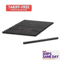 Manley 25605-16, Set of 16 Black Chromoly 5/16 Moly Pushrod - 6.050 Long Perform