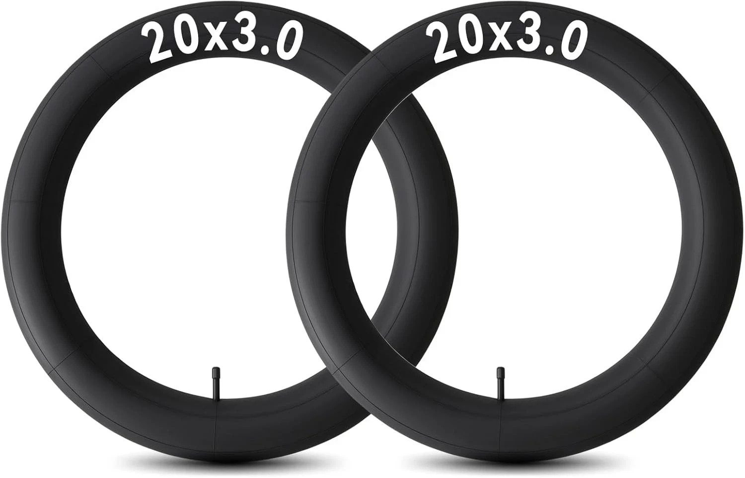 2 PCS 20X3.0 Bike Tube 20X3 Bike Inner Tube with Schrader Valve for 20 Inch Bike