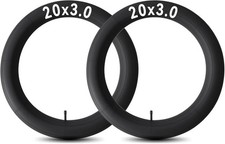 2 PCS 20X3.0 Bike Tube 20X3 Bike Inner Tube with Schrader Valve for 20 Inch Bike