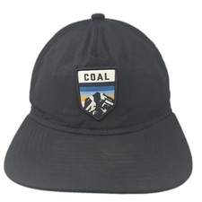 Coal Snapback Hat Black Blue Mountain Patch N...