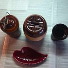 Red Wing Potteries 4pc Art Pottery Jar Set Brown/Beige Wire Bail Lid USA 632.