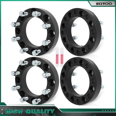 4X 1.5'' Wheel Adapters 8x170 to 8x165.1/ 8x6.5 14x1.5 For Ford F-250 Super Duty
