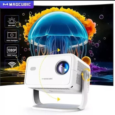 Magcubic L018 / 650ANSI Projektor - Native FHD 1080P (4K) Android 11 Wifi6 BT5.2