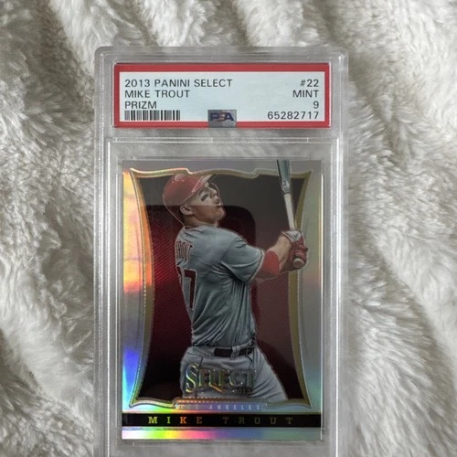 2013 Panini Select Mike Trout Prizm PSA 9  #22 Silver Holo Gem Mint Low Pop