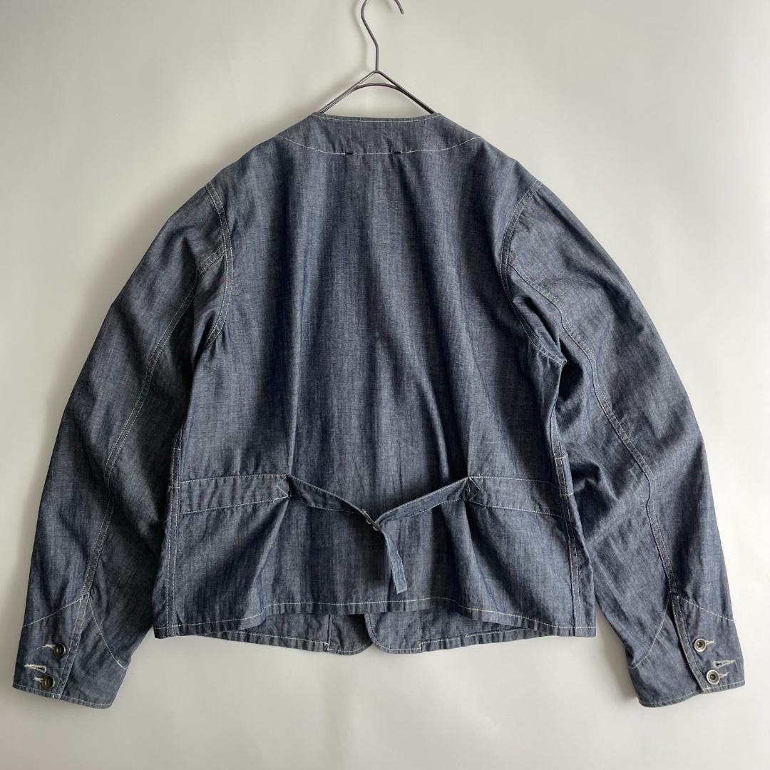 Engineered Garments Chambray Jacket Short Blouson… - image 2
