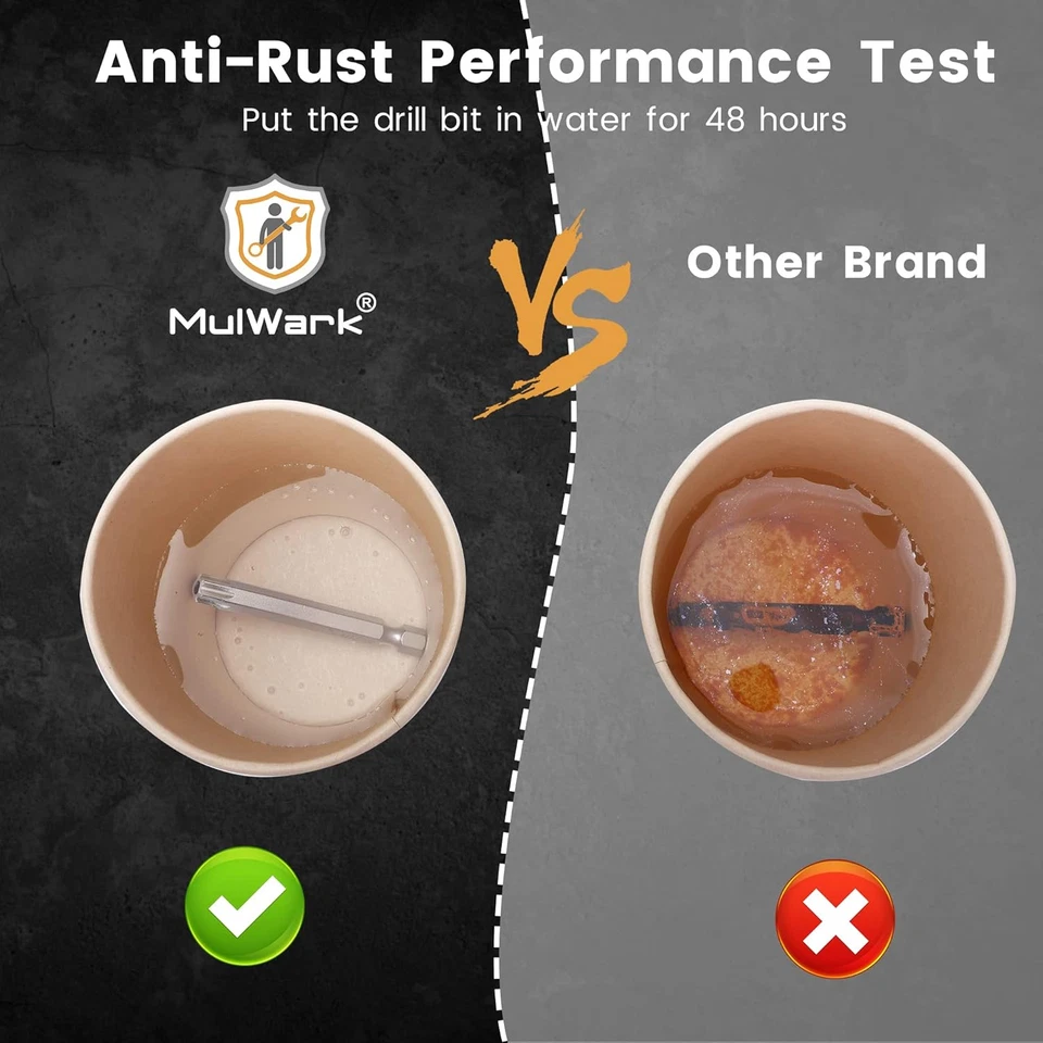 Mulwark 14PC Security Torx Bit Set 3" Long Tamper Proof Star Screwdriver Bit Set - Image 3 of 4