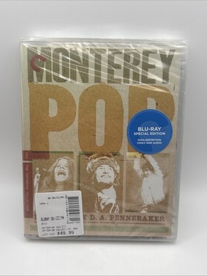 Monterey Pop (Criterion Collection) (Blu-ray, 1968) Brand New