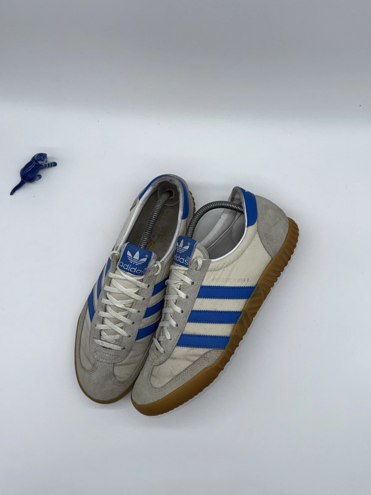 (2017) adidas Spezial Indoor Kreft Chalk White x Blue Trainers Men's UK 9