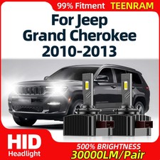 LED HID Bulbs 30000LM Plug and Play 6000K Xenon Lights For Jeep Grand 2010-2013