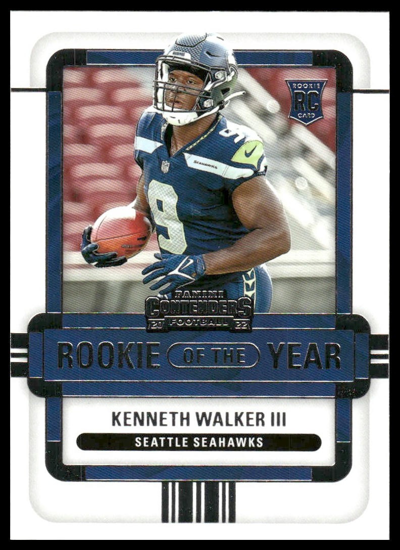2022 Panini Contenders #ROY-KWA Kenneth Walker III Rookie Seattle Seahawks