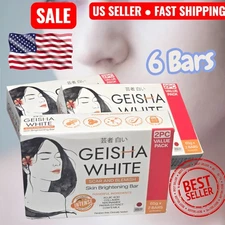 Whitening Brigthening scar Soap Geisha white soap 6 bars promo sale gift holiday