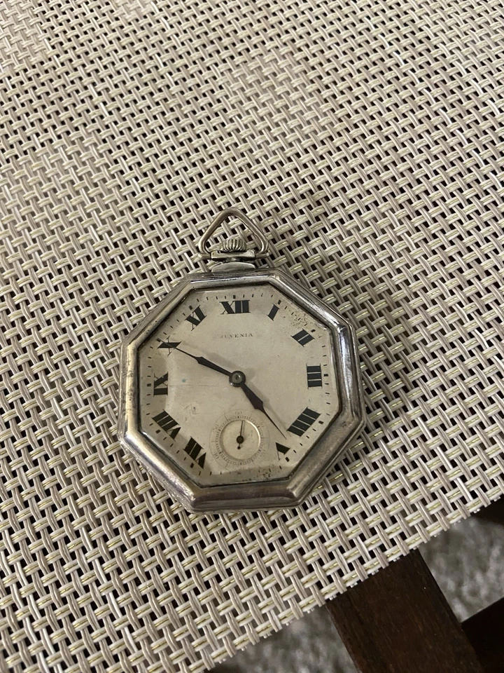 Reloj Bolsillo Juvenia Vintage Plata de Ley, Foto 4 de 4