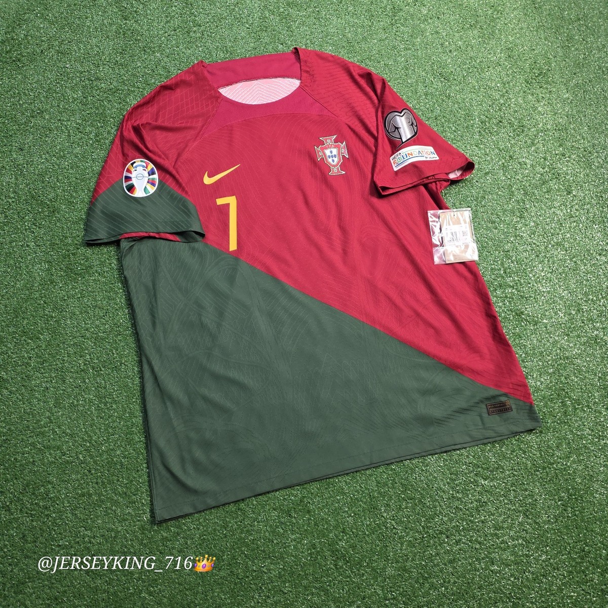 Nike Portugal Cristiano Ronaldo #7 2022/23 XXL Home Jersey Euro 24