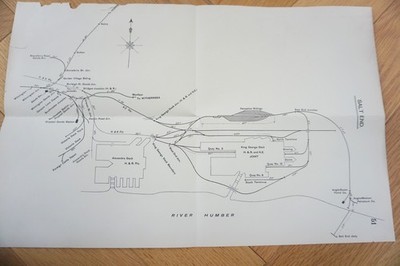 1915 Nordostbahn Entfernungsdiagramm Plan Karte Salt End Ref 51