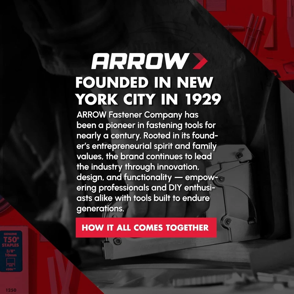 Kit de tuercas de remache Arrow 200 piezas surtido de tuercas de remache roscadas tuerca SAE cabeza plana Foto 2 de 4