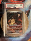 2025 POKEMON DRI EN-DESTINED RIVALS ILLUSTRATION RARE TEAM ROCKET'S MEOWTH PSA 9