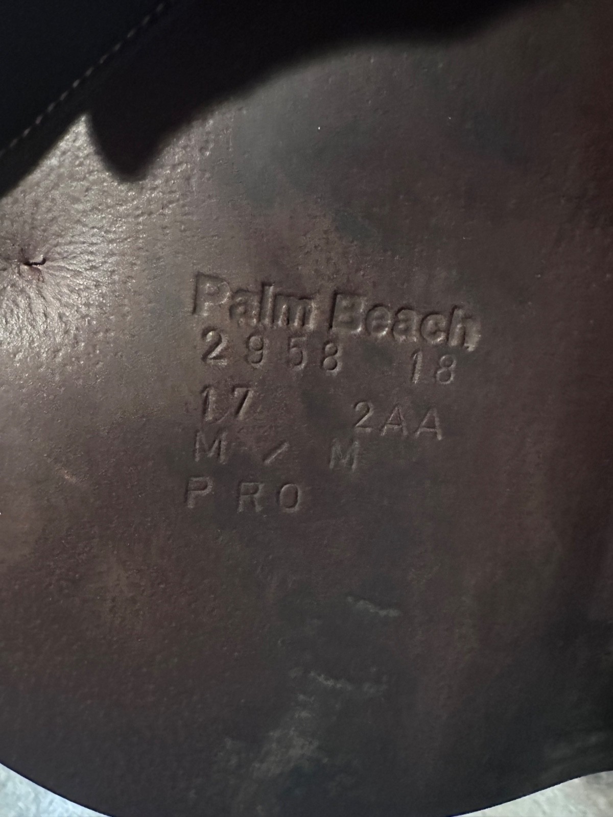Voltaire Palm Beach saddle