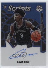 2021-22 Chronicles Draft Picks Mosaic Scripts Blue 23/49 David Duke Jr Auto 3y4