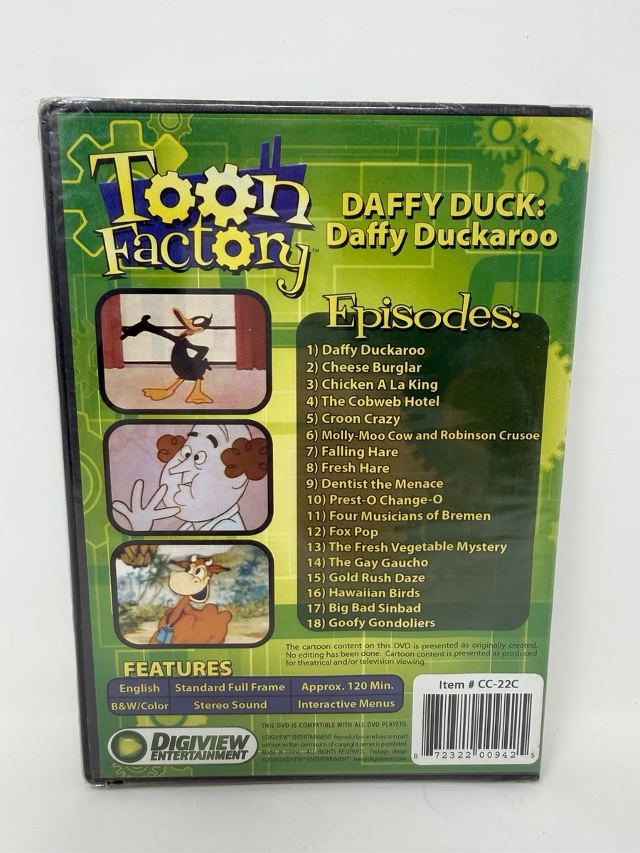 Daffy Duck Duckaroo Toon Factory NEW SEALED DVD Thin Case 2006 18