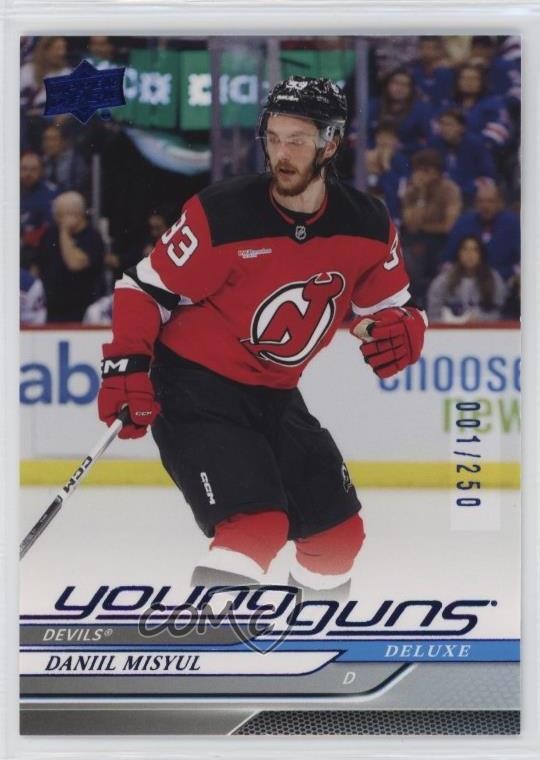 2024-25 Upper Deck Series 2 Young Guns Deluxe /250 Daniil Misyul #479 1p4c