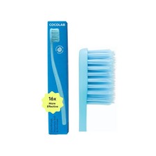 Cocobrush Ultra Soft Manual Toothbrush by COCOLAB, Pool Blue