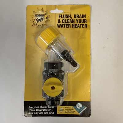 #ad Sediment Buster Water Heater Tank Flushing Tool Cleans Electric Gas Tanks $39.97