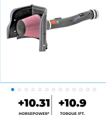 Kn Cold Air Intake Filter 10.5 Hp Toyota Tacoma 2005-2011 4.0l V6 63-9025