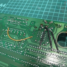 SNK NEO GEO AES Japanese Console RGB Bypass BIOS socket Recap AES3-6 #237881