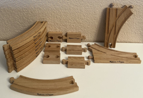 Thomas the Train Wooden Train Track 16 Assorted pcs Lot by Melissa & Doug