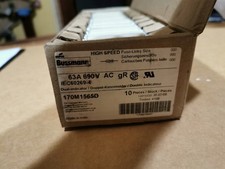 Insert de fusible Bussmann 170M1565D DIN000 63A gR 690 V