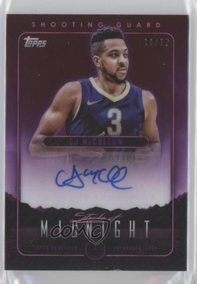 2023-24 Topps Midnight Stroke of 11/12 CJ McCollum #SMA-CJM Auto 3hd