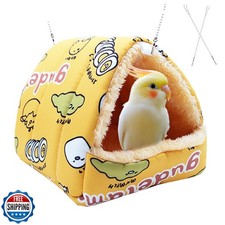 SUSOO Plush Warm Bird Bed - Hanging Bird Nest Snuggle Velvet Shed