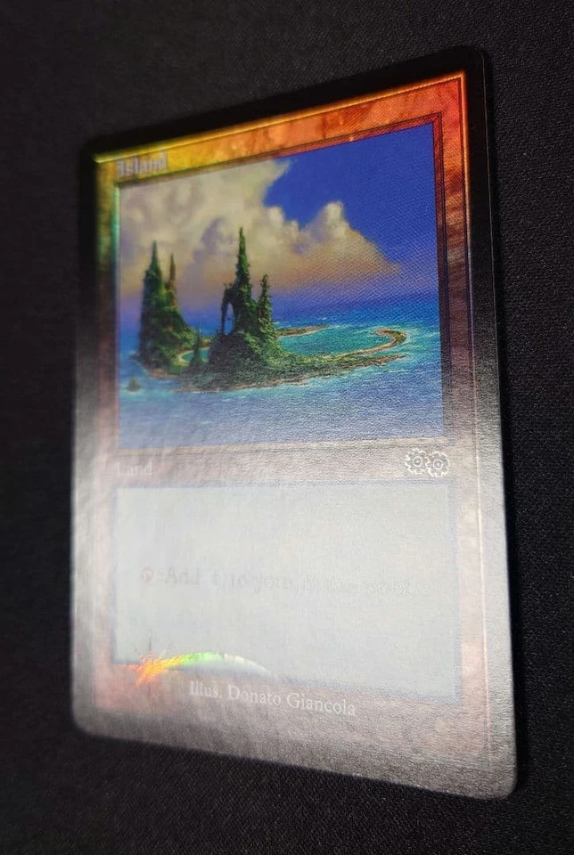 MTG Island USG Arena Foil Single Card NM Old Frame - Image 2 of 4