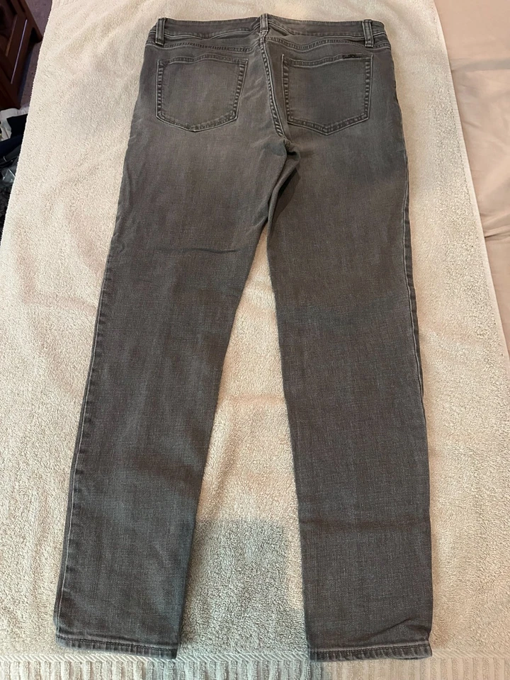 Женские серые вельветовые брюки Lauren Jeans Co. Ralph Lauren размер 8 прямые штанины - Изображение 4 из 4